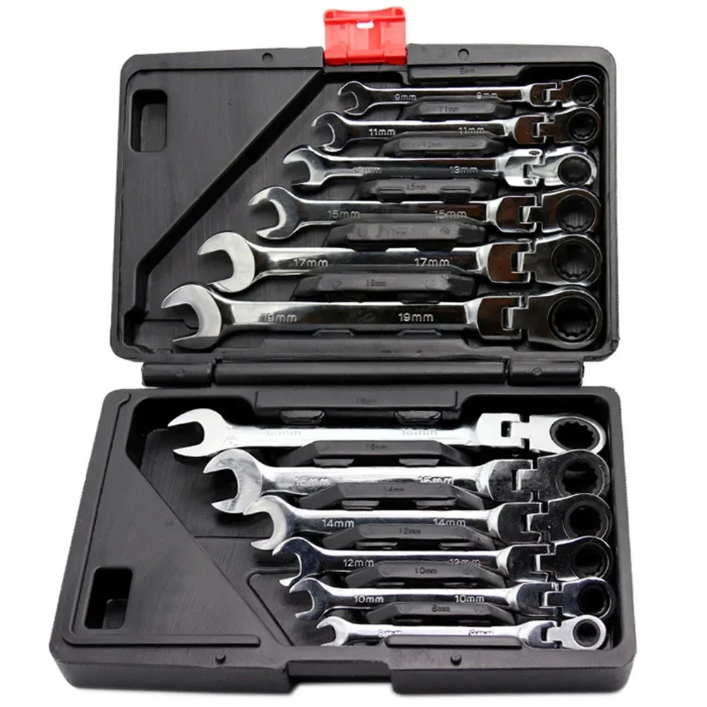 Motorcycle Gear Tidy - Zestaw kluczy płasko-oczkowych z giętką główką