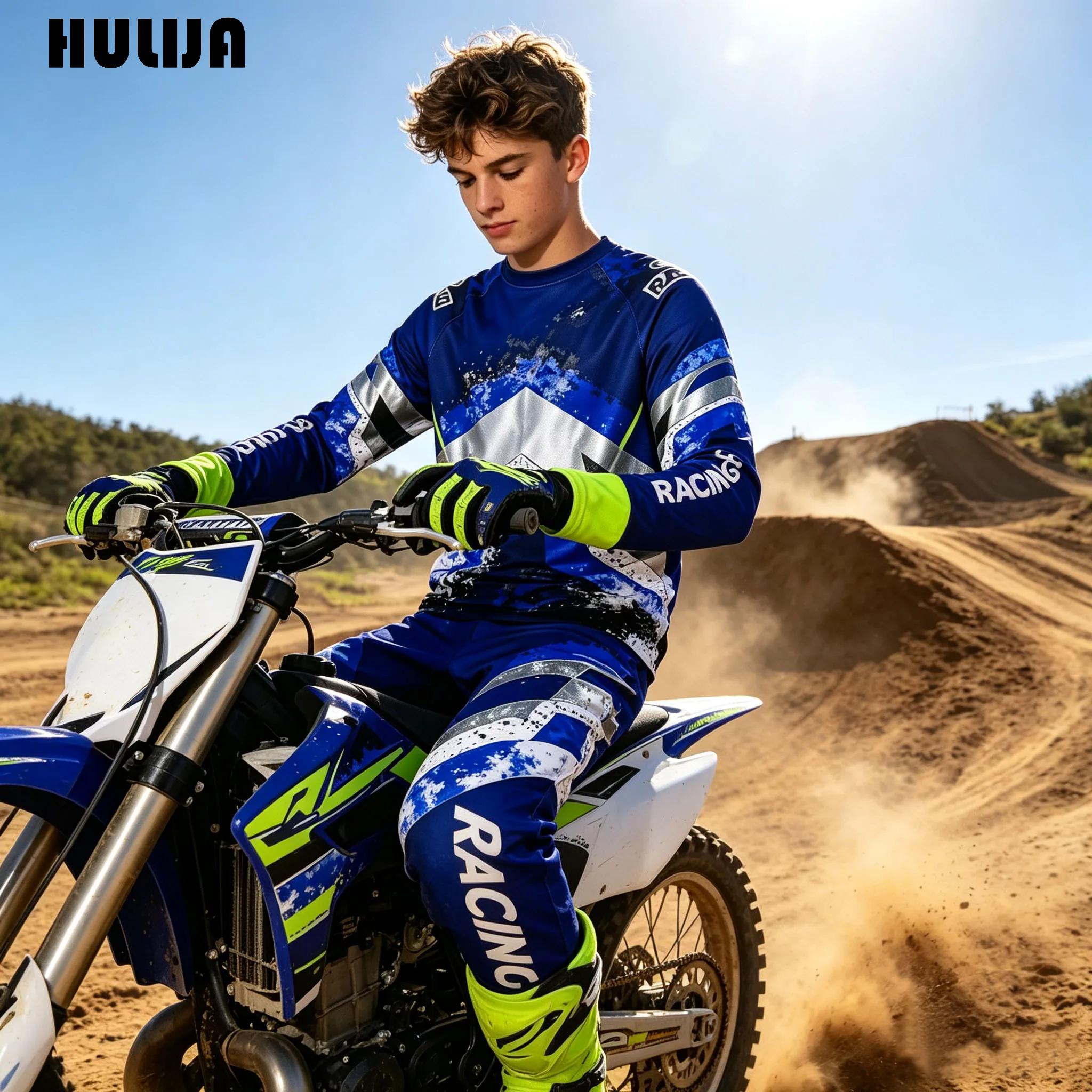 Motorcycle Gear Youth - Młodzieżowy zestaw motocyklowy dla chłopców: lekka