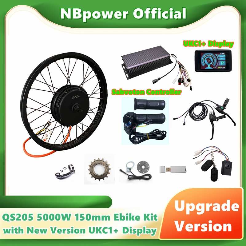 Motorcycle Gear Display - NBpower/QS205 5000W V3 150mm Silnik do