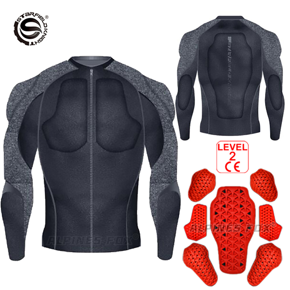 Motorcycle Gear Alpine - Letnia męska kurtka motocyklowa z miękką