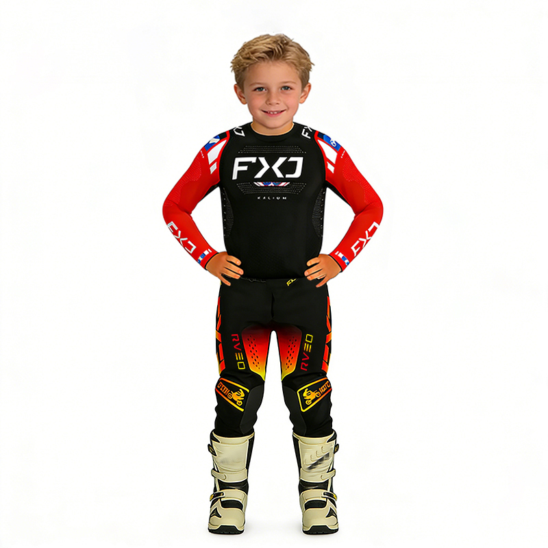 Motorcycle Gear Youth - Odzież motocrossowa dla dzieci, koszulka i