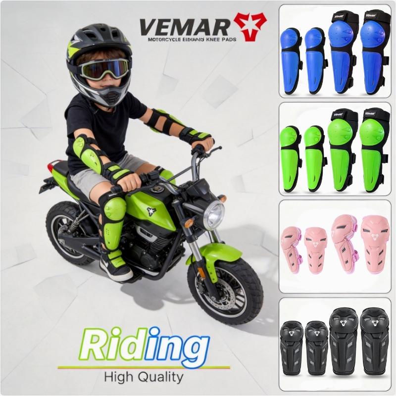 Motorcycle Gear Youth - Zestaw ochraniaczy na kolana i łokcie