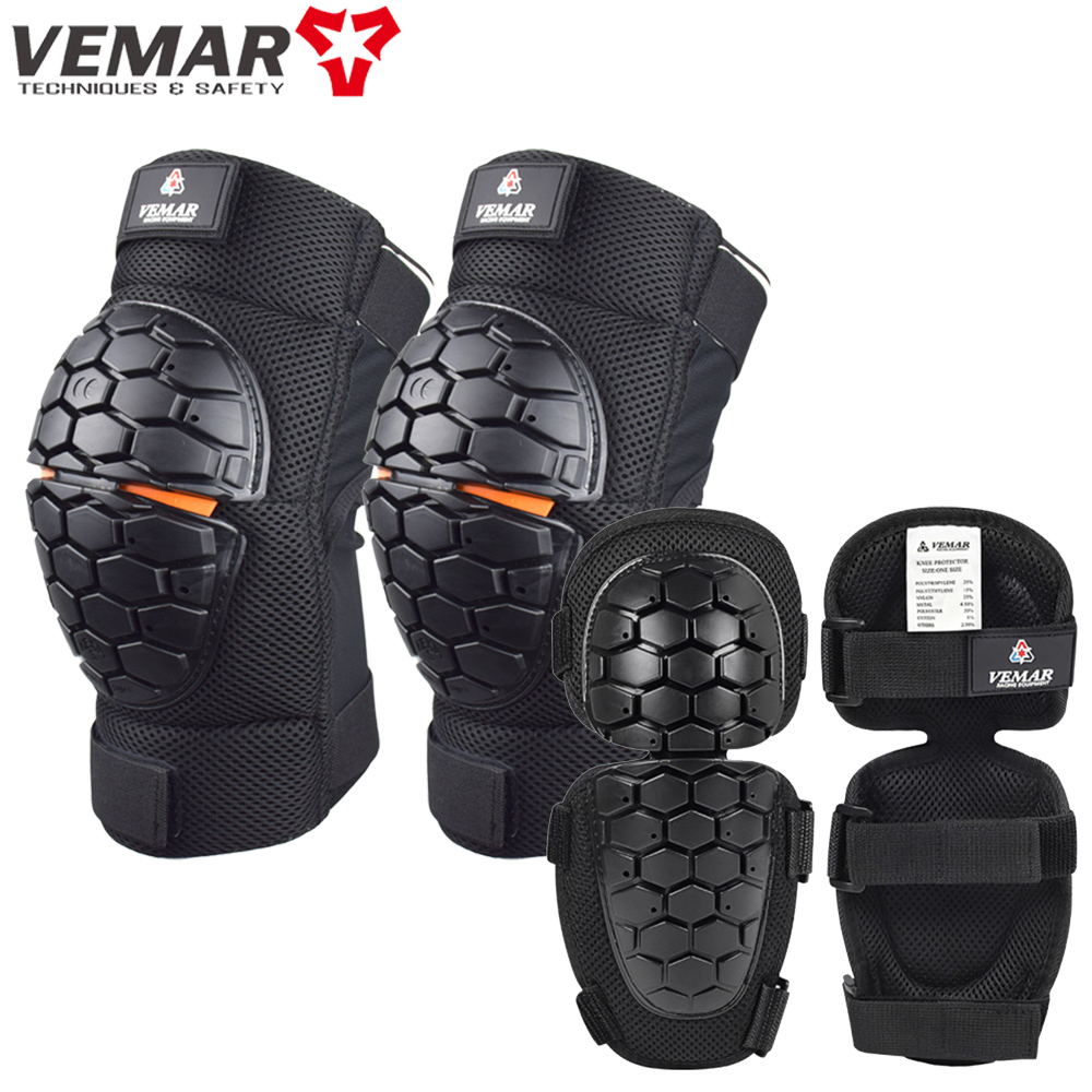 Motorcycle Gear Alpine - VEMAR motocyklowe ochraniacze na kolana zestaw
