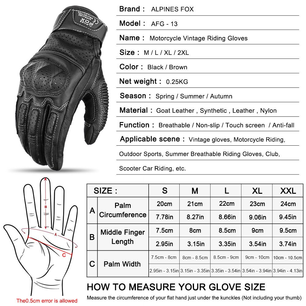 Rękawice motocyklowe w stylu v – Motorcycle Gear Alpine recenzja i cena