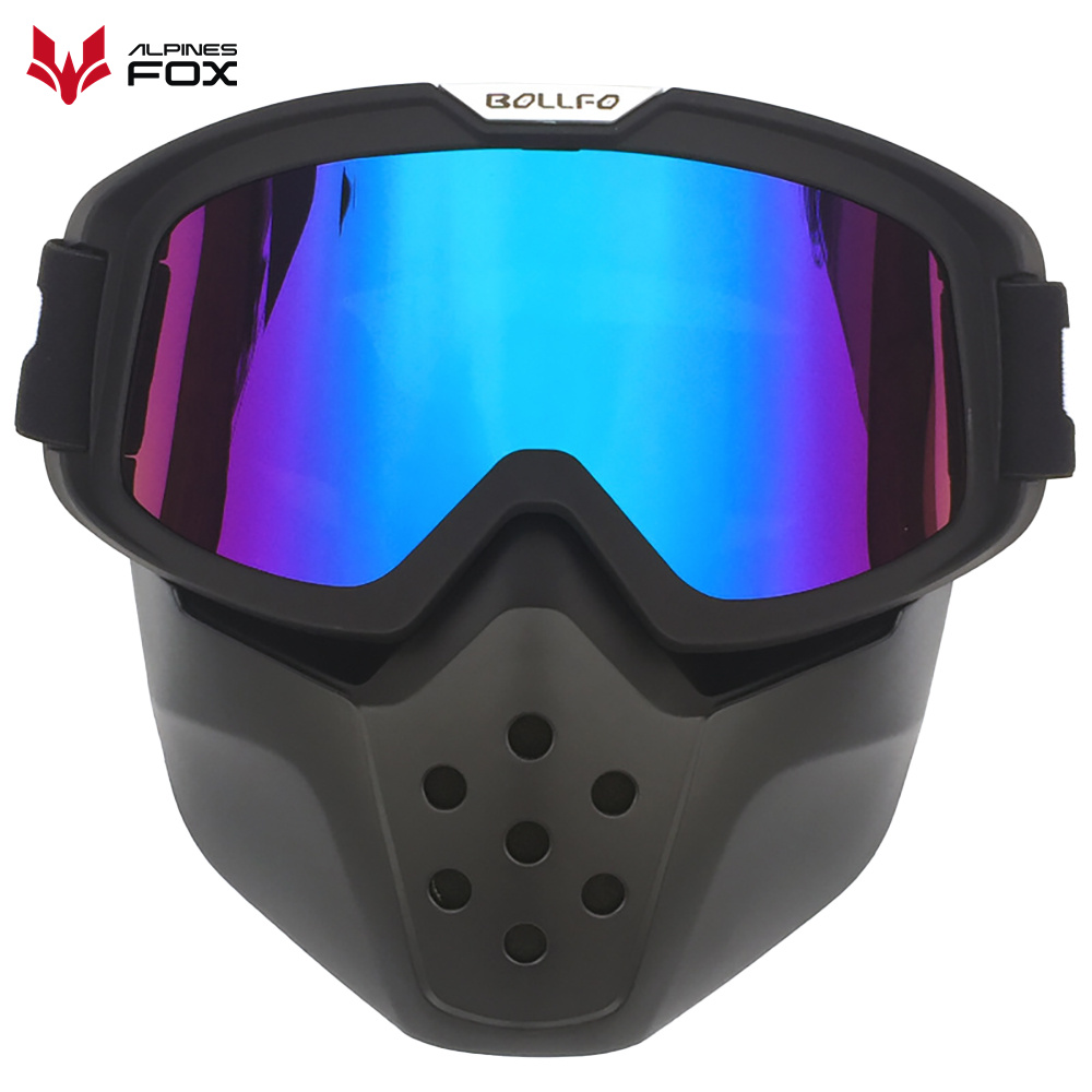 Kask motocyklowy vintage, gogl – Motorcycle Gear Alpine recenzja i cena