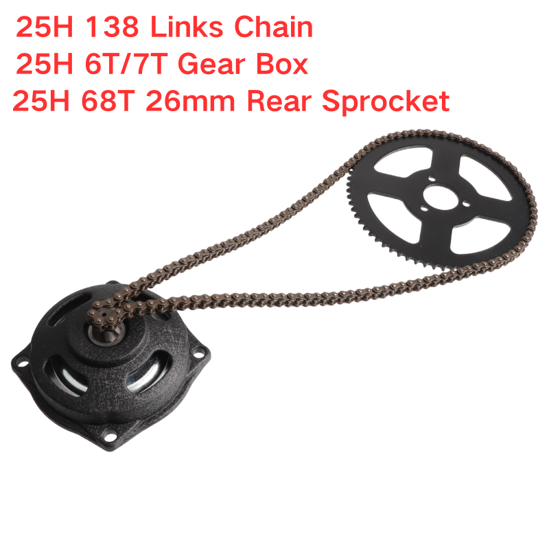 Łańcuch 25H 138 z 6T 7T przekł – Motorcycle Gear Tidy recenzja i cena