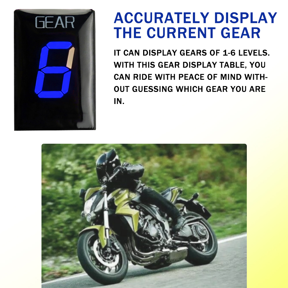 Wskaźnik biegów i prędkościomi – Motorcycle Gear Display recenzja i cena