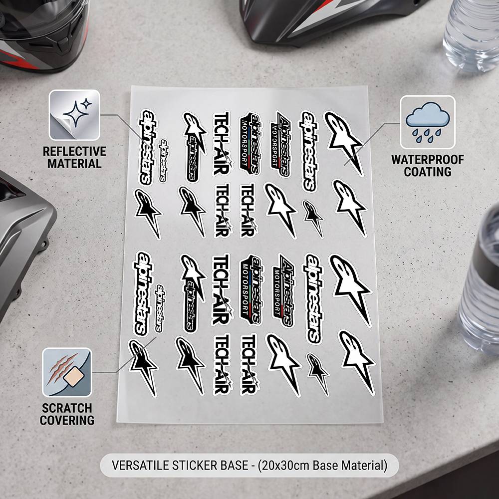 Naklejka odblaskowa o wysokiej – Motorcycle Gear Alpine recenzja i cena