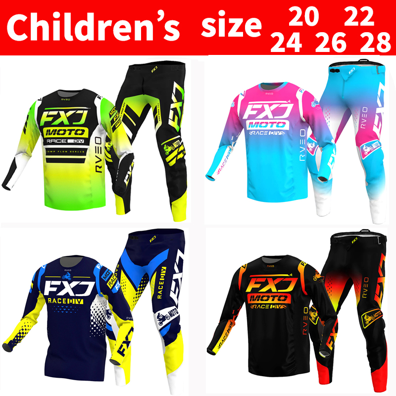 FXJ Motocross Jersey and Pants – Motorcycle Gear Youth recenzja i cena