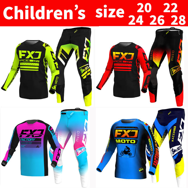 FXJ Motocross Jersey and Pants – Motorcycle Gear Youth recenzja i cena