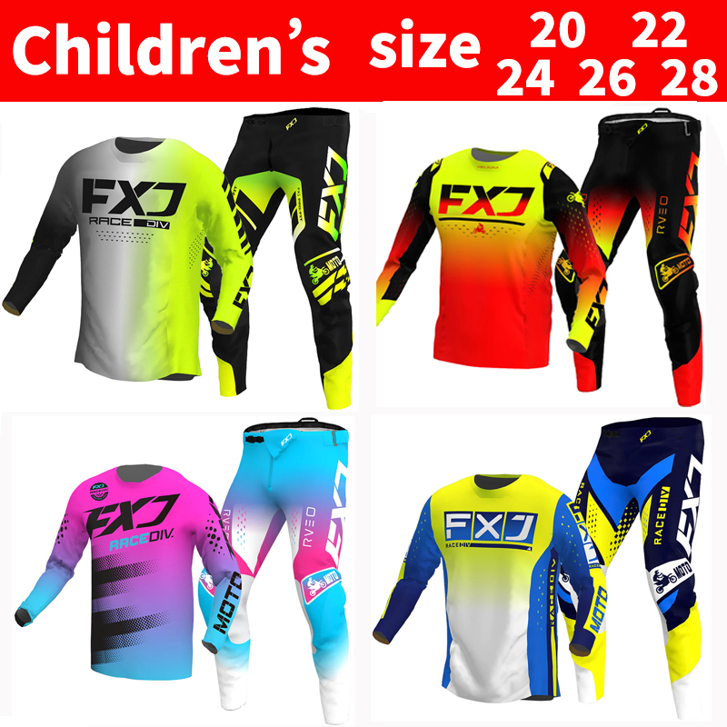 FXJ Motocross Jersey and Pants – Motorcycle Gear Youth recenzja i cena